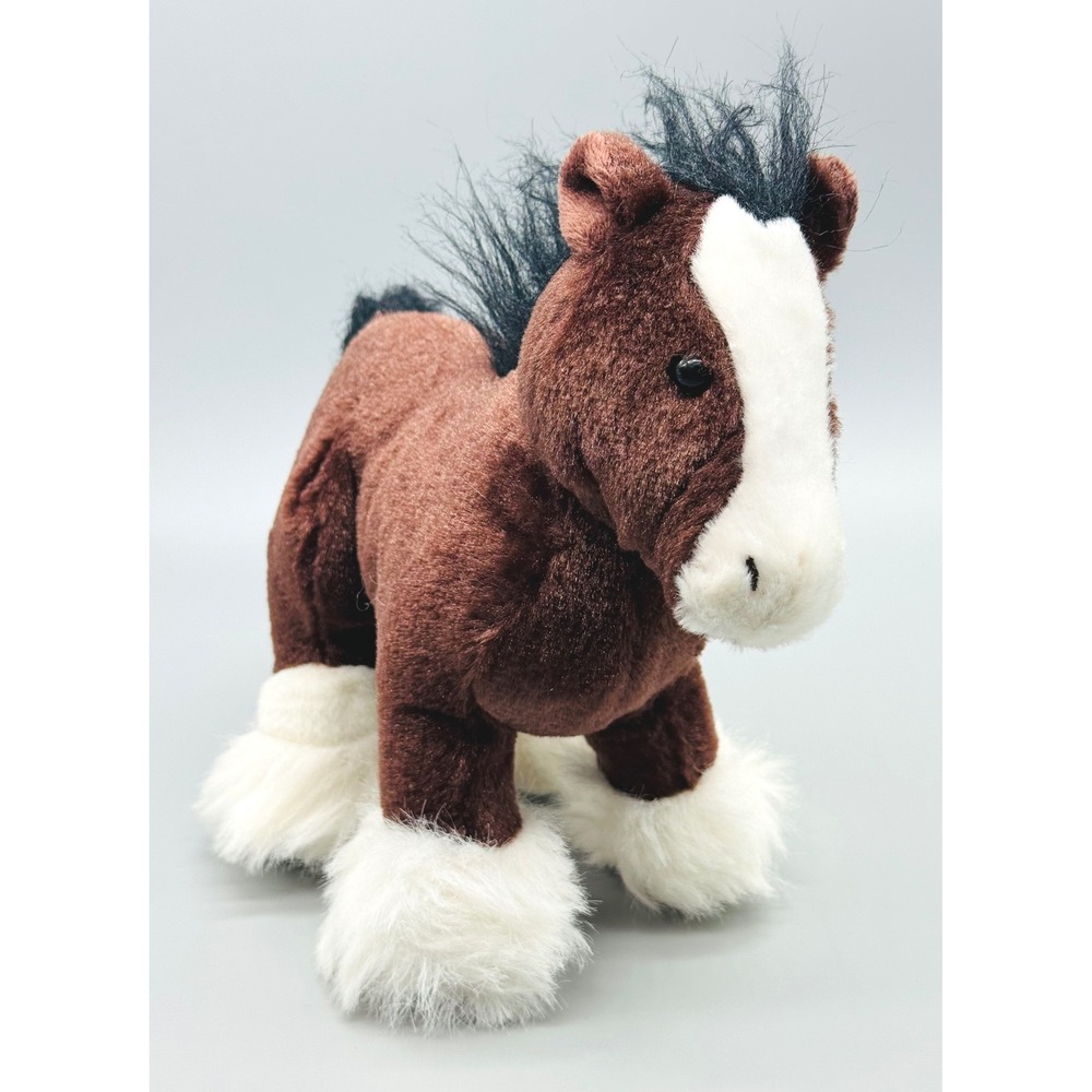 Ganz Webkinz Plush Horse Lot Clydesdale Pinto Grey Arabian HM139 HM147 HM098 - Picture 2 of 14